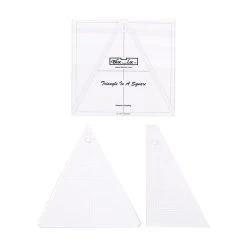 Bloc_Loc 6" Triangle In A Square Ruler SetBloc_Loc #TIS-6 5 Bloc_Loc 6" Triangle In A Square Ruler SetBloc_Loc #TIS-6 -Fabric Sewing Store bloc loc triangle in a square ruler set 6 out 1