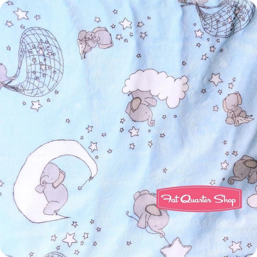 Blue Lucky Star Lullaby Cuddle KitFeaturing Cuddle Fabric By Shannon Fabrics 3 Blue Lucky Star Lullaby Cuddle KitFeaturing Cuddle Fabric By Shannon Fabrics - Image 3