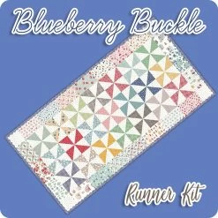 Blueberry Buckle Runner KitFeaturing Cook Book By Lori Holt -Fabric Sewing Store blueberrybuckle top 900