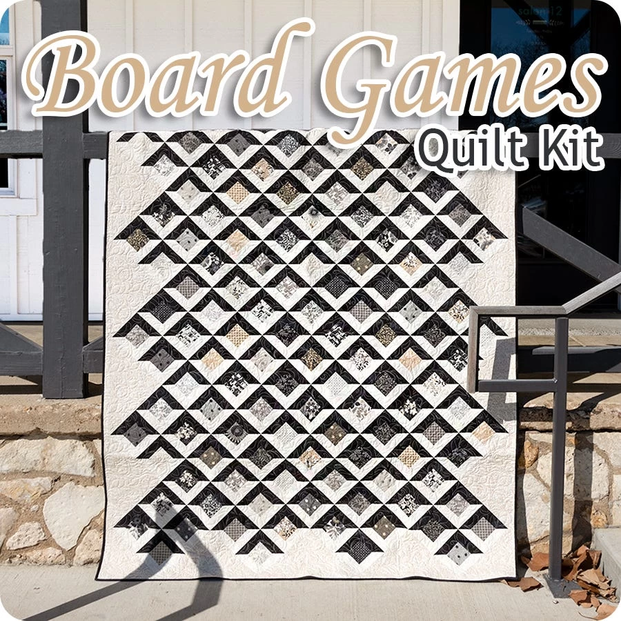 Board Games Quilt KitFeaturing Date Night By BasicGrey 1 Board Games Quilt KitFeaturing Date Night By BasicGrey