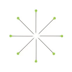 Bohin 80 Count Pea Green Glass Head PinsBohin #98850