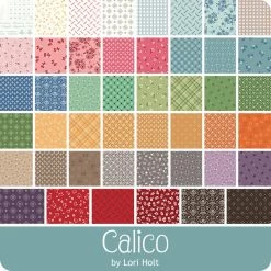 Calico Fat Quarter BundleLori Holt For Riley Blake Designs -Fabric Sewing Store calico precut 900