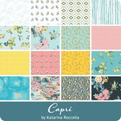 Capri 10" SquaresKatarina Roccella For Art Gallery Fabrics -Fabric Sewing Store capri ydg 900 1 1 1
