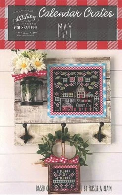 May Calendar Crates Cross Stitch PatternStitching With The Housewives