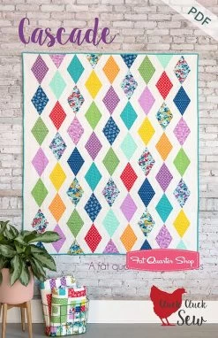 Cascade Downloadable PDF Quilt PatternCluck Cluck Sew
