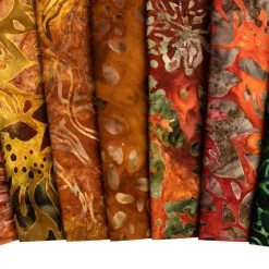 Celebrate Fall Artisan Batiks Charm PackLunn Studios For Robert Kaufman Fabrics -Fabric Sewing Store celebrate fall artisan batiks cu4 1