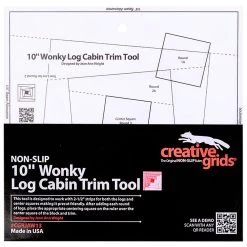 Creative Grids 10" Wonky Log Cabin Trim ToolCreative Grids #CGRJAW13