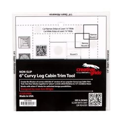 Creative Grids 6" Curvy Log Cabin Trim ToolCreative Grids #CGRJAW6