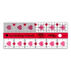 Creative Grids 2.5" X 6" I Love My Quilting Friends RulerCreative Grids #CGRQF26