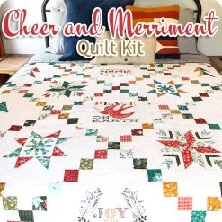 Cheer & Merriment Quilt KitFeaturing Cheer & Merriment By Fancy That Design House