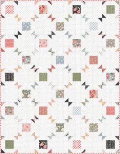 Country Rose Jolly BarLella Boutique For Moda Fabrics -Fabric Sewing Store chinarose 56.5x72.5