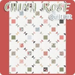 China Rose Quilt KitFeaturing Country Rose By Lella Boutique -Fabric Sewing Store chinarose top cs 3