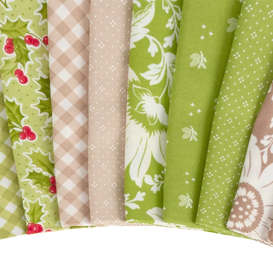 Christmas Stitched Fat Eighth BundleFig Tree Quilts For Moda Fabrics 4 Christmas Stitched Fat Eighth BundleFig Tree Quilts For Moda Fabrics - Image 4