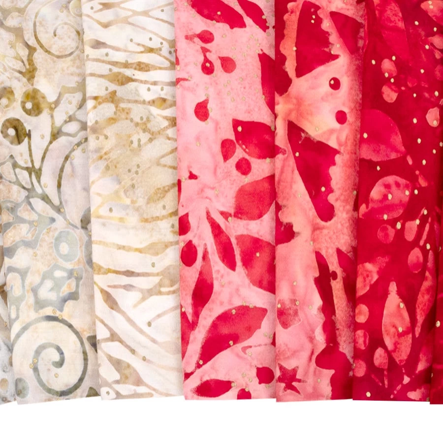 Christmastime Artisan Batiks 10" SquaresLunn Studios For Robert Kaufman Fabrics 3 Christmastime Artisan Batiks 10" SquaresLunn Studios For Robert Kaufman Fabrics - Image 3