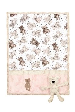 Kimber Bear Cuddle Buddies KitFeaturing Cuddle Fabric By Shannon Fabrics -Fabric Sewing Store ckcuddlebuddieskimberbear 01 full