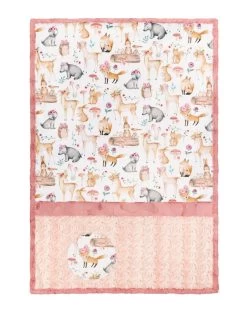 Lullaby Critter Grove Quilt KitFeaturing Cuddle By Shannon Fabrics -Fabric Sewing Store cklullabycrittergrove
