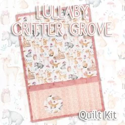 Lullaby Critter Grove Quilt KitFeaturing Cuddle By Shannon Fabrics -Fabric Sewing Store cklullabycrittergrove kit cs