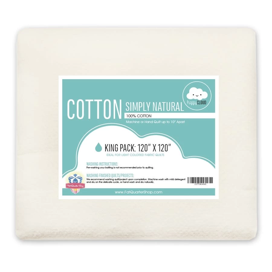 King Cotton Simply Natural Happy Cloud Quilt BattingFat Quarter Shop 1 King Cotton Simply Natural Happy Cloud Quilt BattingFat Quarter Shop