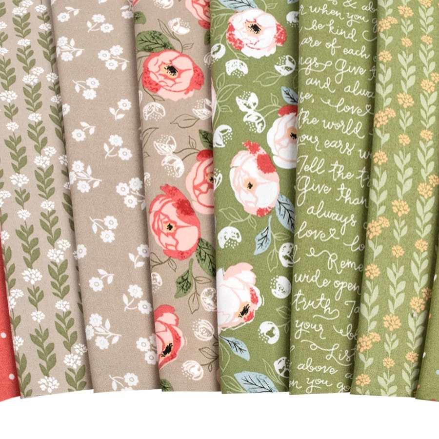 Country Rose Fat Eighth BundleLella Boutique For Moda Fabrics 6 Country Rose Fat Eighth BundleLella Boutique For Moda Fabrics - Image 6