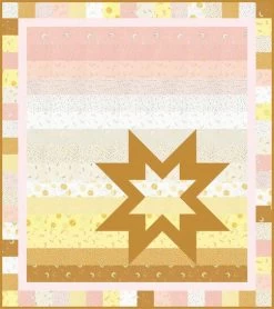 Pastel Among The Stars Quilt KitFeaturing Cozy Cotton Flannel By Robert Kaufman Fabrics -Fabric Sewing Store cozycottonflannel overthemoon amongthestars pastel