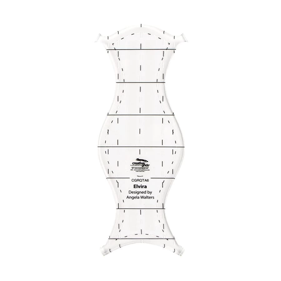 Creative Grids Elvira Machine Quilting ToolAngela Walters For Creative Grids #CGRQTA6 1 Creative Grids Elvira Machine Quilting ToolAngela Walters For Creative Grids #CGRQTA6