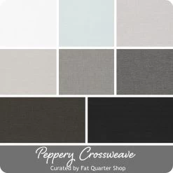 Peppery Crossweave Half Yard BundleCurated By Fat Quarter Shop -Fabric Sewing Store crossweave peppery hyb cs
