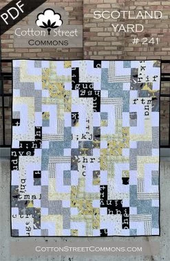 Scotland Yard Downloadable PDF Quilt PatternCotton Street Commons