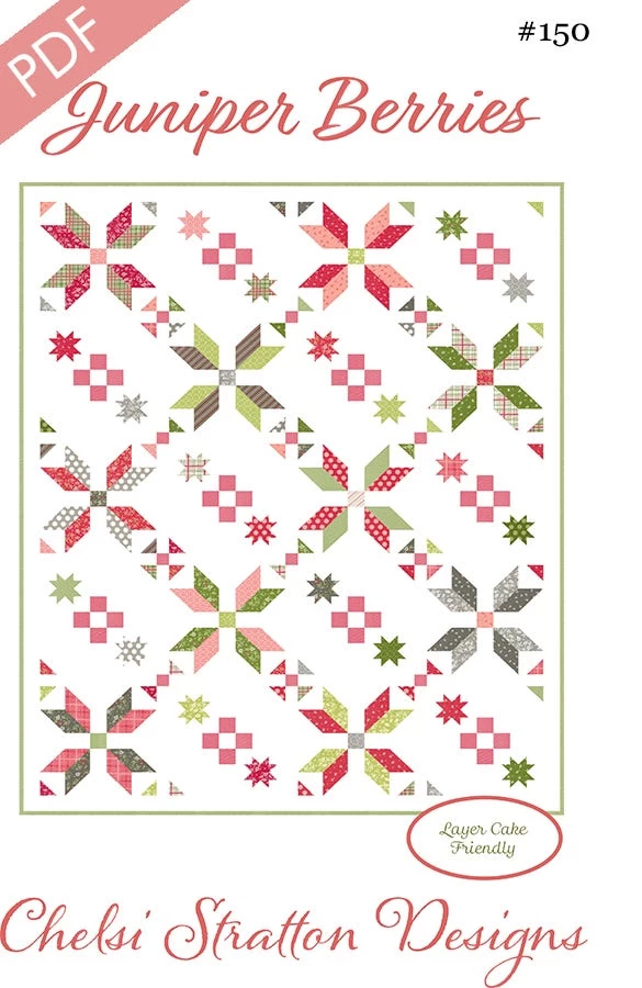 JuniperBerries Downloadable PDF Quilt PatternChelsi Stratton 1 JuniperBerries Downloadable PDF Quilt PatternChelsi Stratton