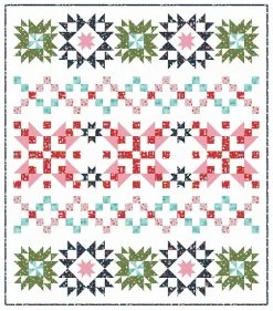 Merry Making Quilt KitFeaturing Cup Of Cheer By Kimberbell Designs -Fabric Sewing Store cup merry making