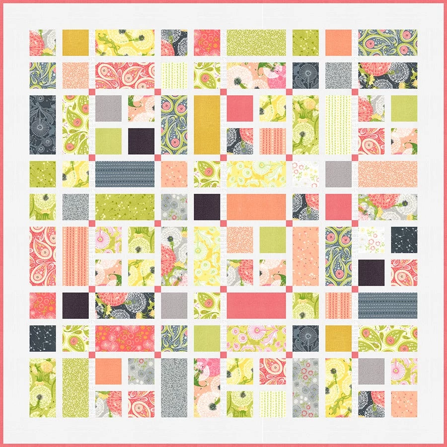 Dandelion Wishes Quilt KitFeaturing Dandi Duo By Robin Pickens 2 Dandelion Wishes Quilt KitFeaturing Dandi Duo By Robin Pickens - Image 2