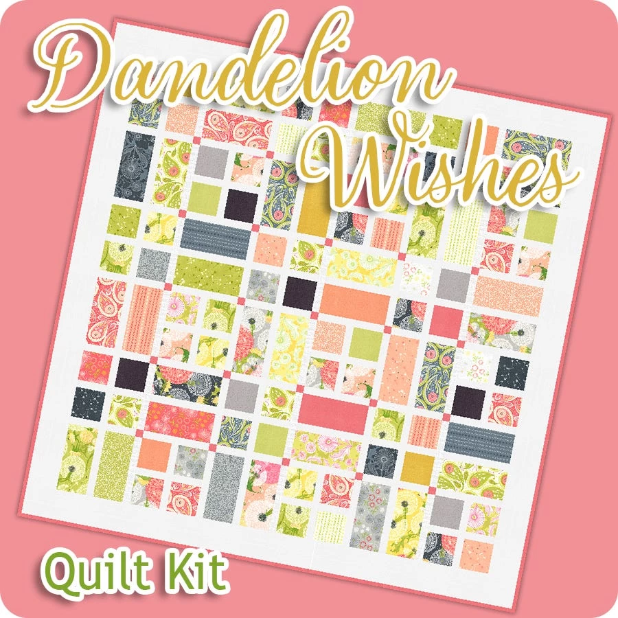 Dandelion Wishes Quilt KitFeaturing Dandi Duo By Robin Pickens 1 Dandelion Wishes Quilt KitFeaturing Dandi Duo By Robin Pickens