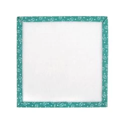 Teal Ring Toss 7" Square Cook Book Bitty Design BoardLori Holt #DB-24612