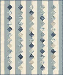 Bleu De France Jolly BarFrench General For Moda Fabrics 25 Bleu De France Jolly BarFrench General For Moda Fabrics -Fabric Sewing Store denimes 64.75x76 1