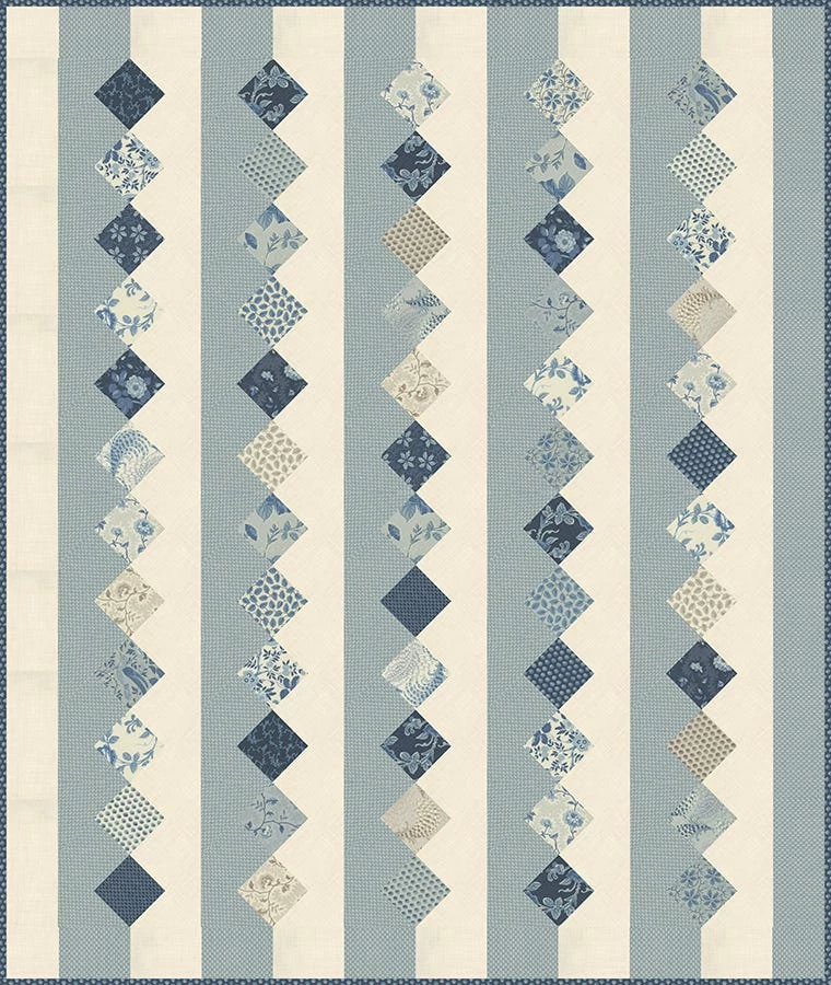 Bleu De France Jolly BarFrench General For Moda Fabrics 13 Bleu De France Jolly BarFrench General For Moda Fabrics - Image 13