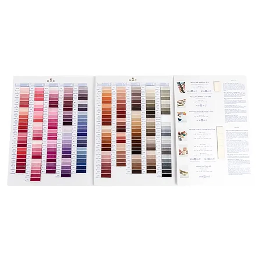 DMC Cross Stitch And Embroidery Thread Color CardDMC #W100B 2 DMC Cross Stitch And Embroidery Thread Color CardDMC #W100B - Image 2