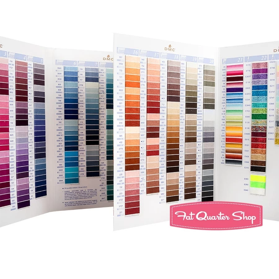 DMC Cross Stitch And Embroidery Thread Color CardDMC #W100B 3 DMC Cross Stitch And Embroidery Thread Color CardDMC #W100B - Image 3