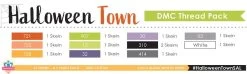 Halloween Town DMC Thread Pack & Floss BoxDMC -Fabric Sewing Store dmcthreadinsert draft 1