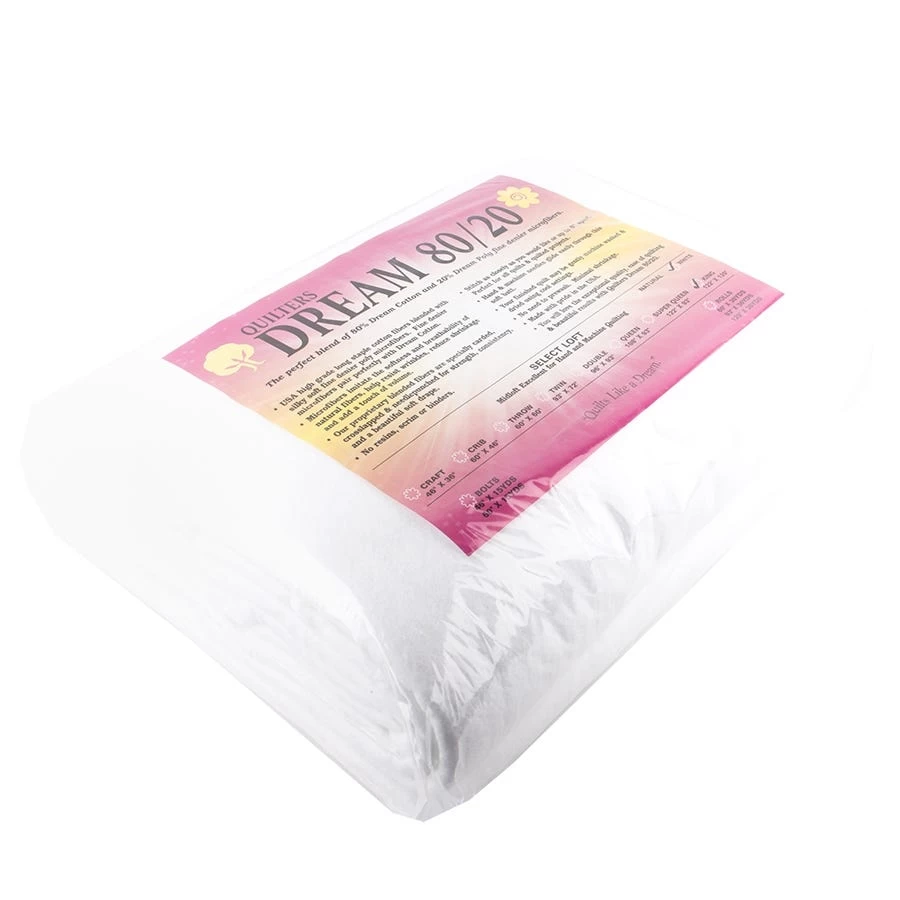 White Dream 80/20 King Quilt BattingQuilter's Dream #EWK 2 White Dream 80/20 King Quilt BattingQuilter's Dream #EWK - Image 2