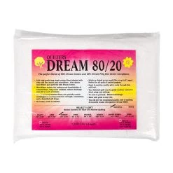 Natural Dream 80/20 Throw Quilt BattingQuilter's Dream #ENTH