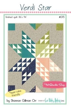 Verdi Star Downloadable PDF Quilt PatternEva Blake's Makery