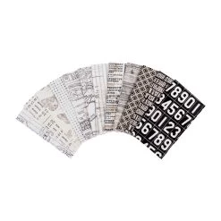 Eclectic Elements Monochrome Half Yard BundleTim Holtz For FreeSpirit Fabrics