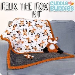 Felix The Fox Cuddle Buddies KitFeaturing Cuddle Fabric By Shannon Fabrics