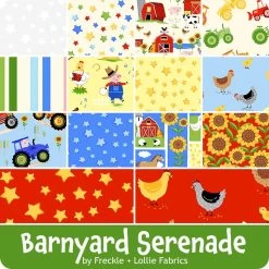 Barnyard Serenade Fat Quarter BundleFreckle + Lollie Fabrics -Fabric Sewing Store fl barnyardserenade ydg cs 1