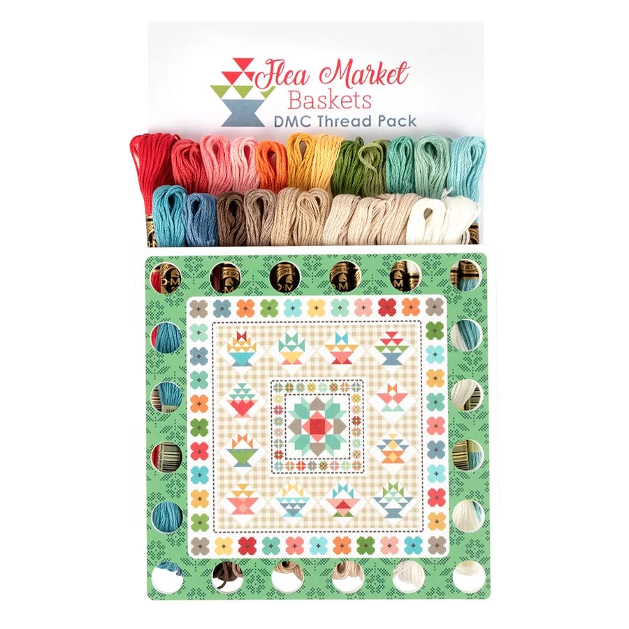 Lori Holt Flea Market Baskets DMC Thread Pack & Floss KeeperLori Holt Of Bee In My Bonnet 1 Lori Holt Flea Market Baskets DMC Thread Pack & Floss KeeperLori Holt Of Bee In My Bonnet