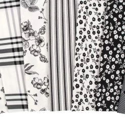 Fleur Noire Fat Quarter BundleMy Mind's Eye For Riley Blake Designs -Fabric Sewing Store fleur noire cu2 1