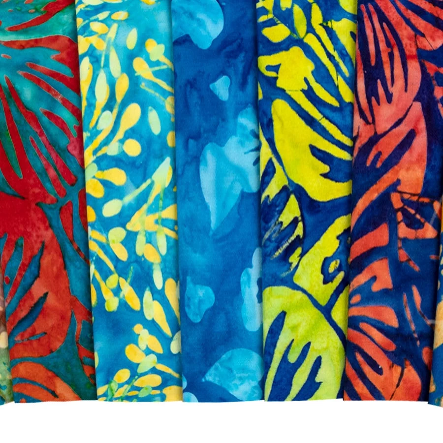 Floral Fantasy Artisan Batiks 10" SquaresLunn Studios For Robert Kaufman Fabrics 5 Floral Fantasy Artisan Batiks 10" SquaresLunn Studios For Robert Kaufman Fabrics - Image 5