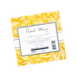 Floral Wave Artisan Batiks Charm PackLunn Studios For Robert Kaufman Fabrics