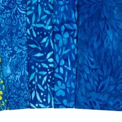 Floral Wave Artisan Batiks Charm PackLunn Studios For Robert Kaufman Fabrics -Fabric Sewing Store floral wave cu4 1 1