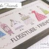 Flosstube Friends Cross Stitch PatternOctober House Fiber Arts