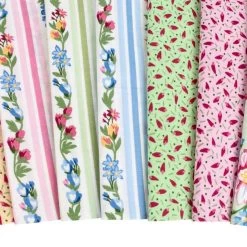Flowerhouse Serene Half Yard BundleDebbie Beaves For Robert Kaufman Fabrics -Fabric Sewing Store flowerhouse serene hyb cu3 1
